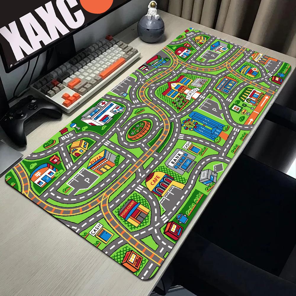 Gaming Accessories For Your Desk - Alas Mouse kartun jalanan kota Aksesori
