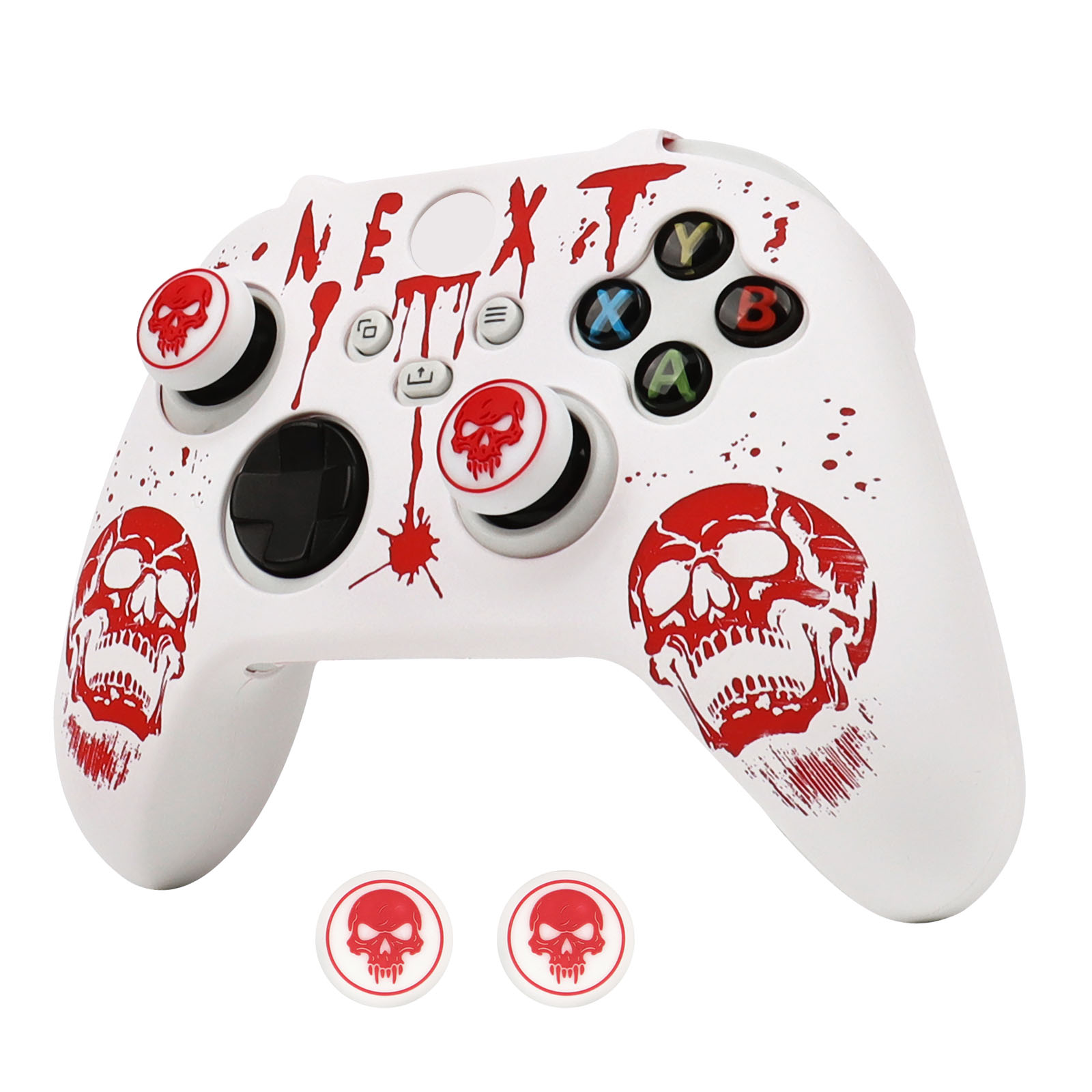 Gaming Accessories For Xbox Series X - Penutup Silikon Berukir Laser untuk Kulit