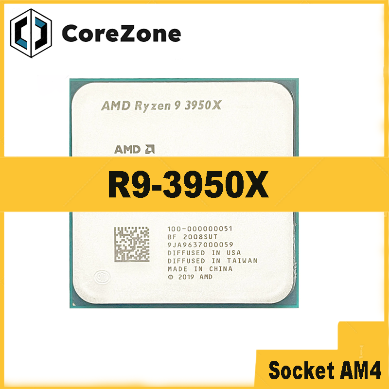 Amd Cpu Ryzen 9 - Prosesor CPU Ryzen 9 3950X R9