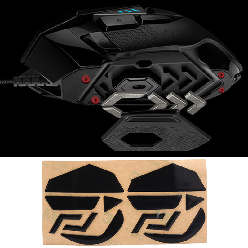 Logitech Mouse G502 - 2 Buah Alas Mouse Kaki Mouse