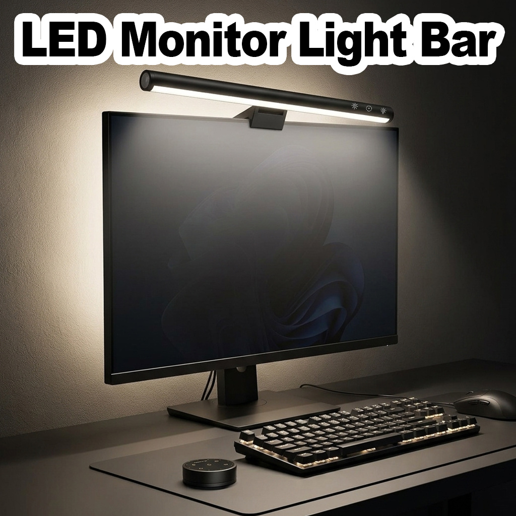 Monitor Light Bar - Lampu Monitor dengan 5 Tingkat Kecerahan,