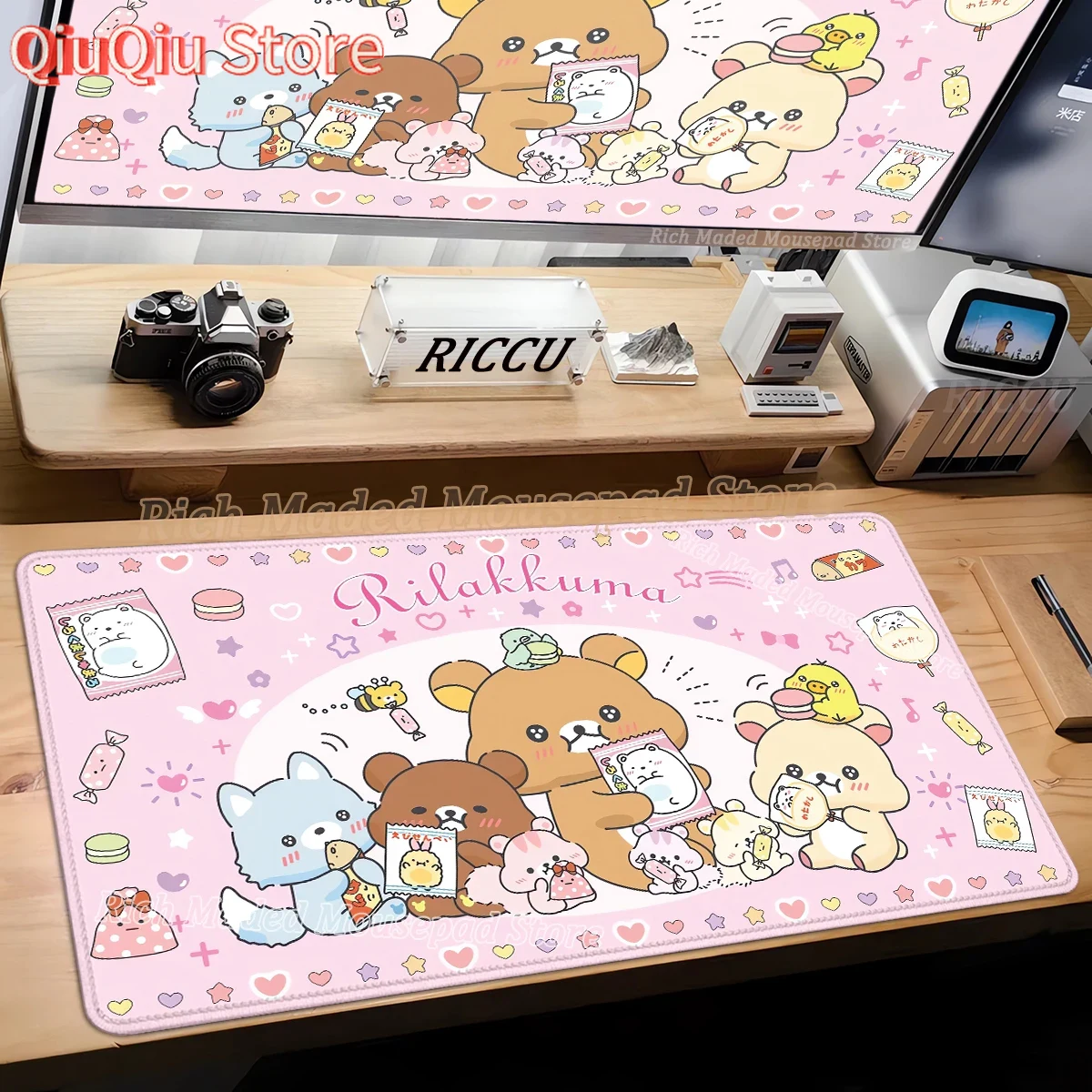 Gaming Accessories For Your Desk - Mousepad Aksesori Meja Gamer Rilakkuma Alas