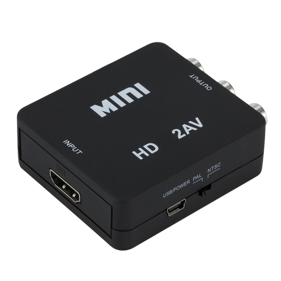 Kotak Konverter HDTV RCA AV CV - Video Gaming Accessories ulasan dan harga