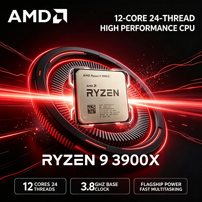 Prosesor AMD Ryzen 9 3900X 12- - Amd Cpu Ryzen 9 ulasan dan harga