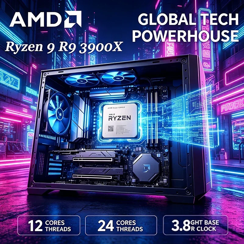 Prosesor AMD Ryzen 9 3900X 12- - Amd Cpu Ryzen 9 ulasan dan harga