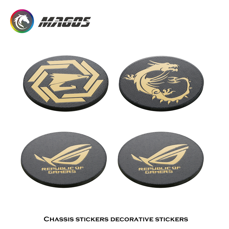 Casing komputer stiker logam R - Video Gaming Accessories ulasan dan harga