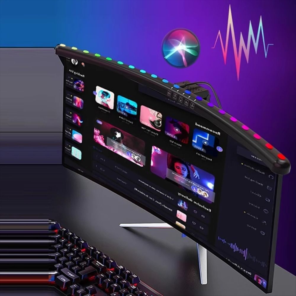 Lampu Monitor Atmosfer RGB den - Monitor Light Bar ulasan dan harga