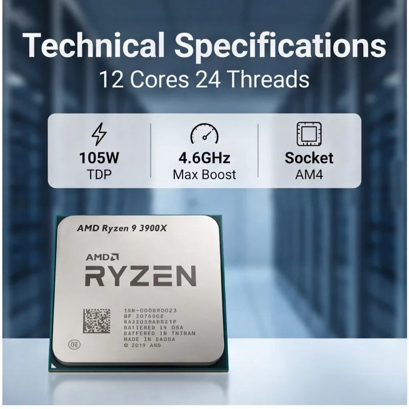 Prosesor AMD Ryzen 9 3900X unt - Amd Cpu Ryzen 9 ulasan dan harga