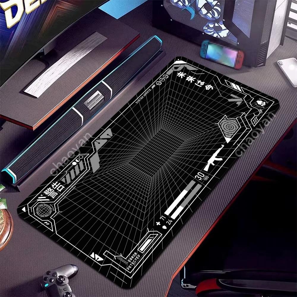 Perspective Grid Desk Mat Gami - Gaming Accessories White ulasan dan harga