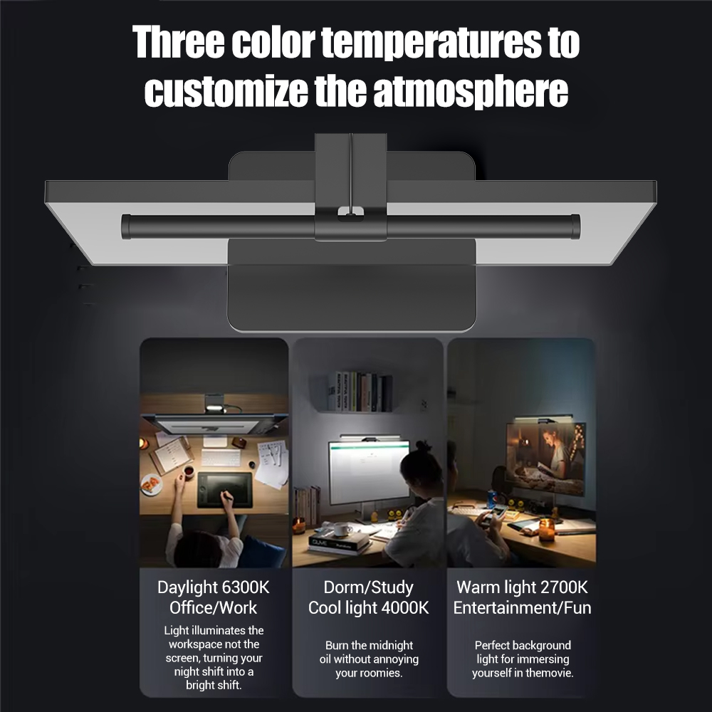Wiscolor Monitor Layar LED Lam - Monitor Light Bar ulasan dan harga