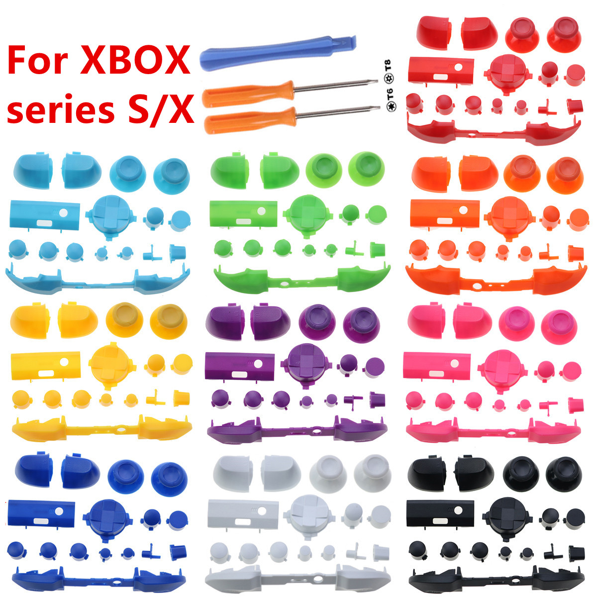 Kunci kustom Set penuh penggan - Gaming Accessories For Xbox Series X ulasan dan harga
