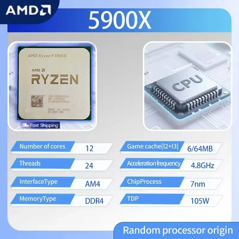 AMD Ryzen 9 5900X R9 5900X 3.7 - Amd Cpu Ryzen 9 ulasan dan harga