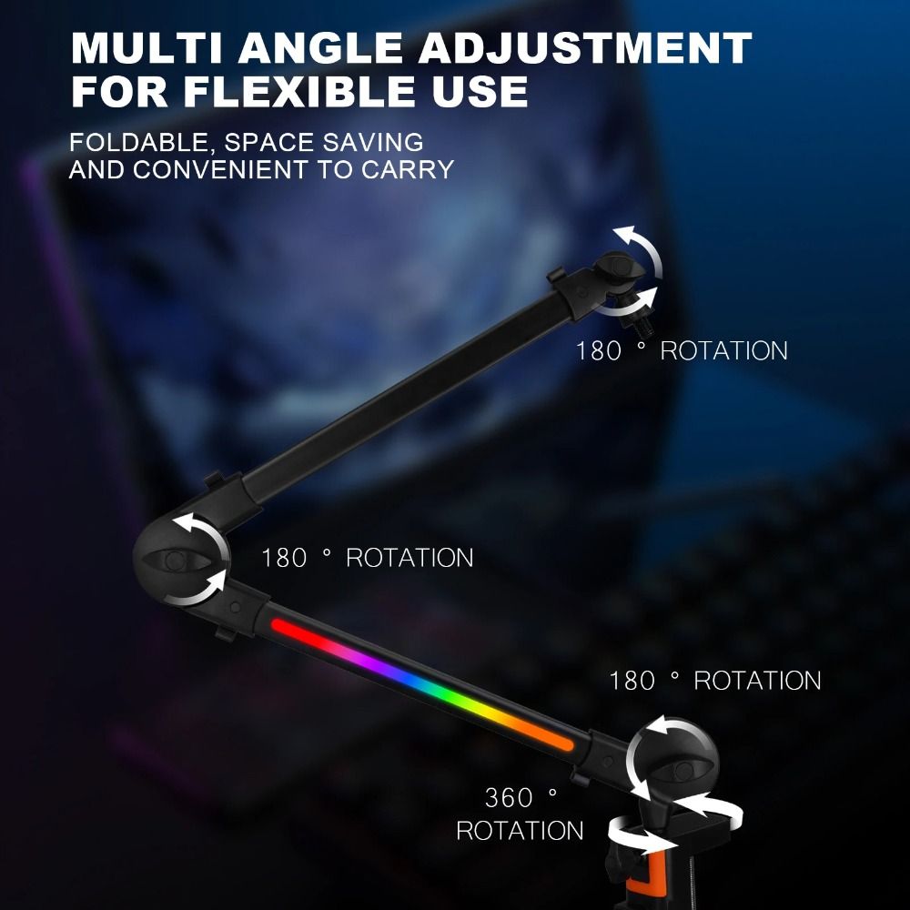 Statif Mikrofon Boom Arm untuk - Video Gaming Accessories ulasan dan harga