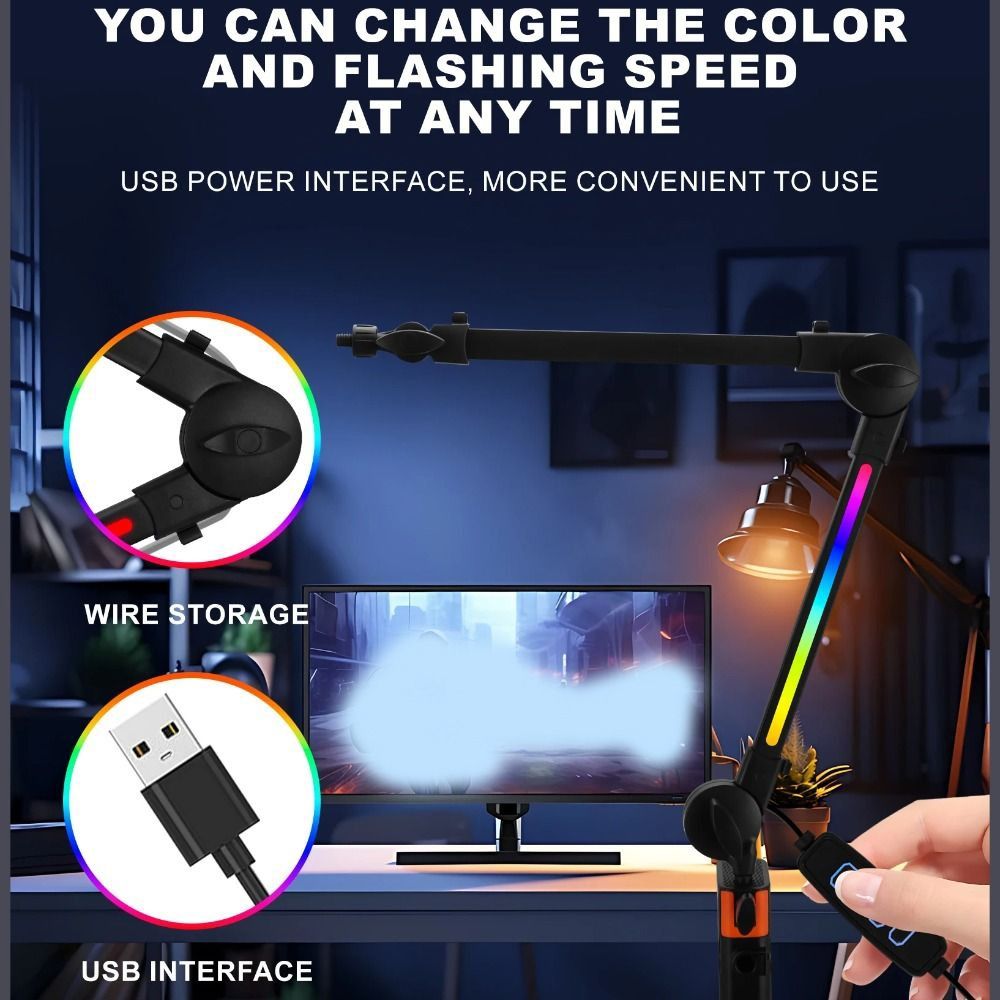 Statif Mikrofon Boom Arm untuk - Video Gaming Accessories ulasan dan harga