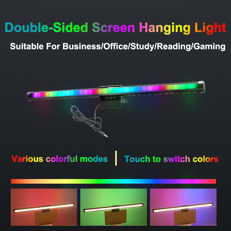 Lampu Meja Atmosfer RGB 40CM L - Monitor Light Bar ulasan dan harga
